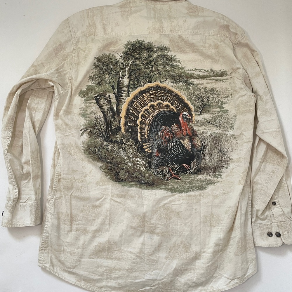 Long Sleeve Button Up Turkey Shirt
